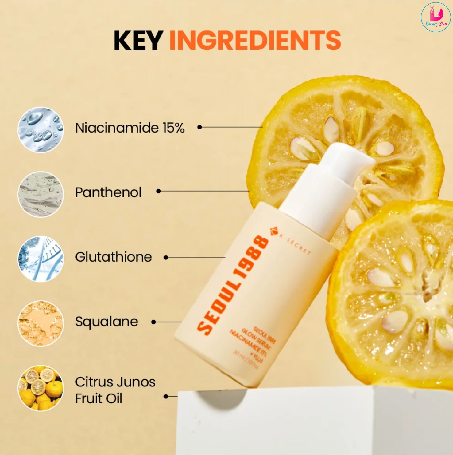 KSECRET SEOUL 1988 Glow Serum Niacinamide 15% + Yuja [30ml]